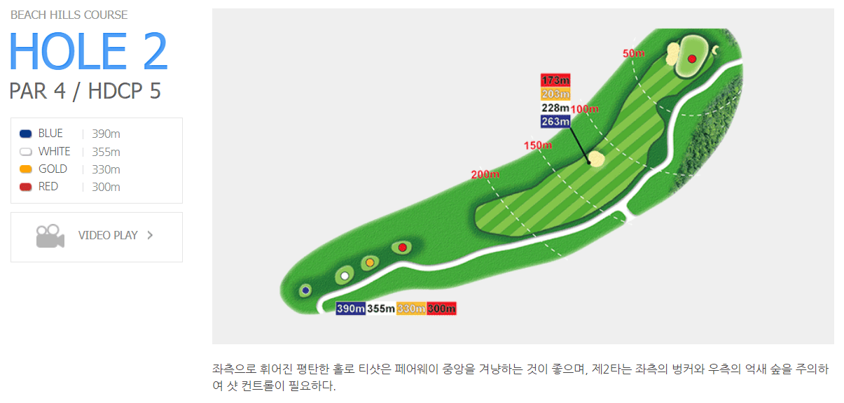 에코랜드 골프클럽 비치힐스코스 2