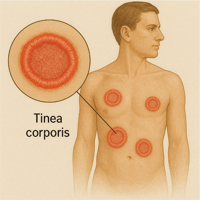 곰팡이 피부염 관련 사진