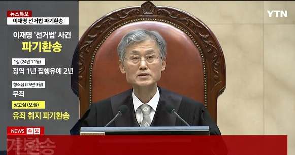 파기환송 뜻 이후 절차 조희대 대법원장 프로필