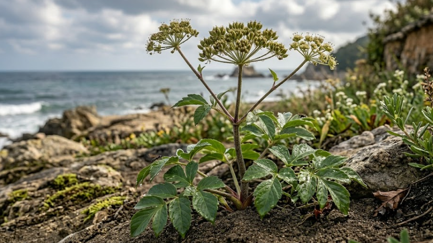 방풍(Saposhnikovia divaricata) 및 갯기름나물(Peucedanum japonicum)