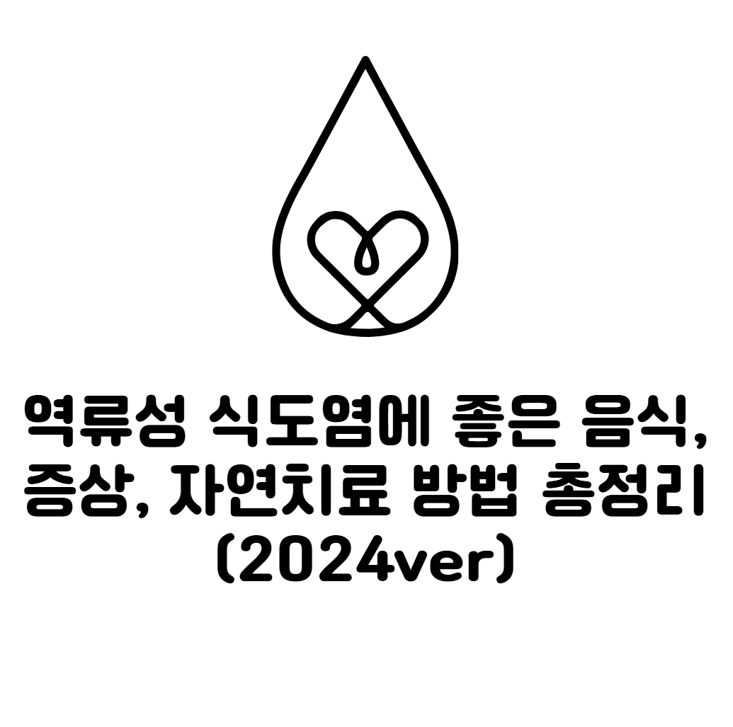 역류성 식도염에 좋은 음식, 증상, 자연치료 방법 총정리 (2024ver)
메인 키워드