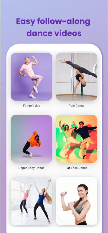 체중 감량을 위한 댄스 운동 앱, 체중 감량 프로그램 제공