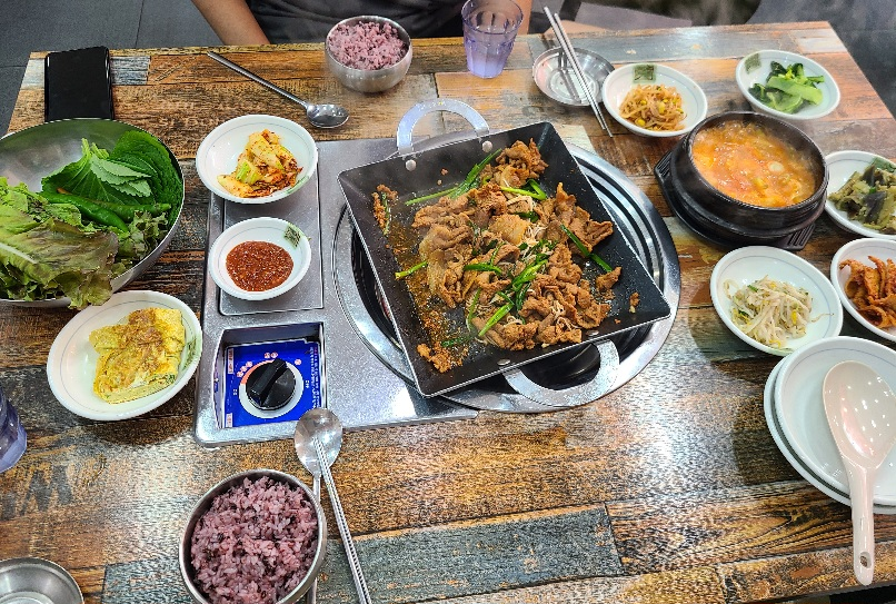 까치불고기정식 불고기정식