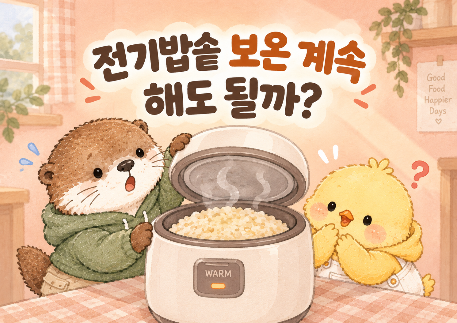 전기밥솥 보온을 오래 해도 되는지 정리한 글