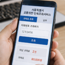 주정차 위반 과태료 조회 바로가기