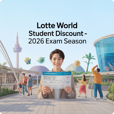 롯데월드 수험생 할인 이벤트｜2026 수능 대비 이미지