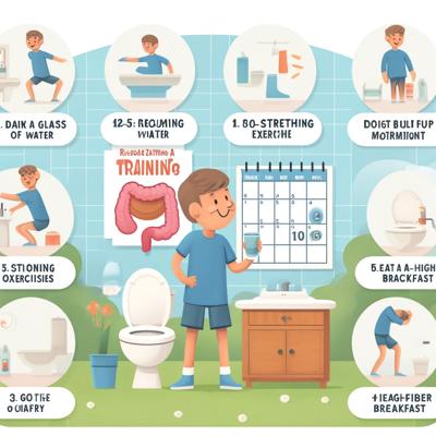 모닝똥 습관화하기 위한 아침 배변 훈련 가이드