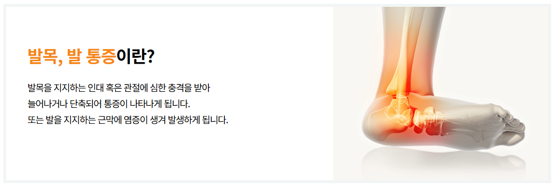 발목 염좌 원인