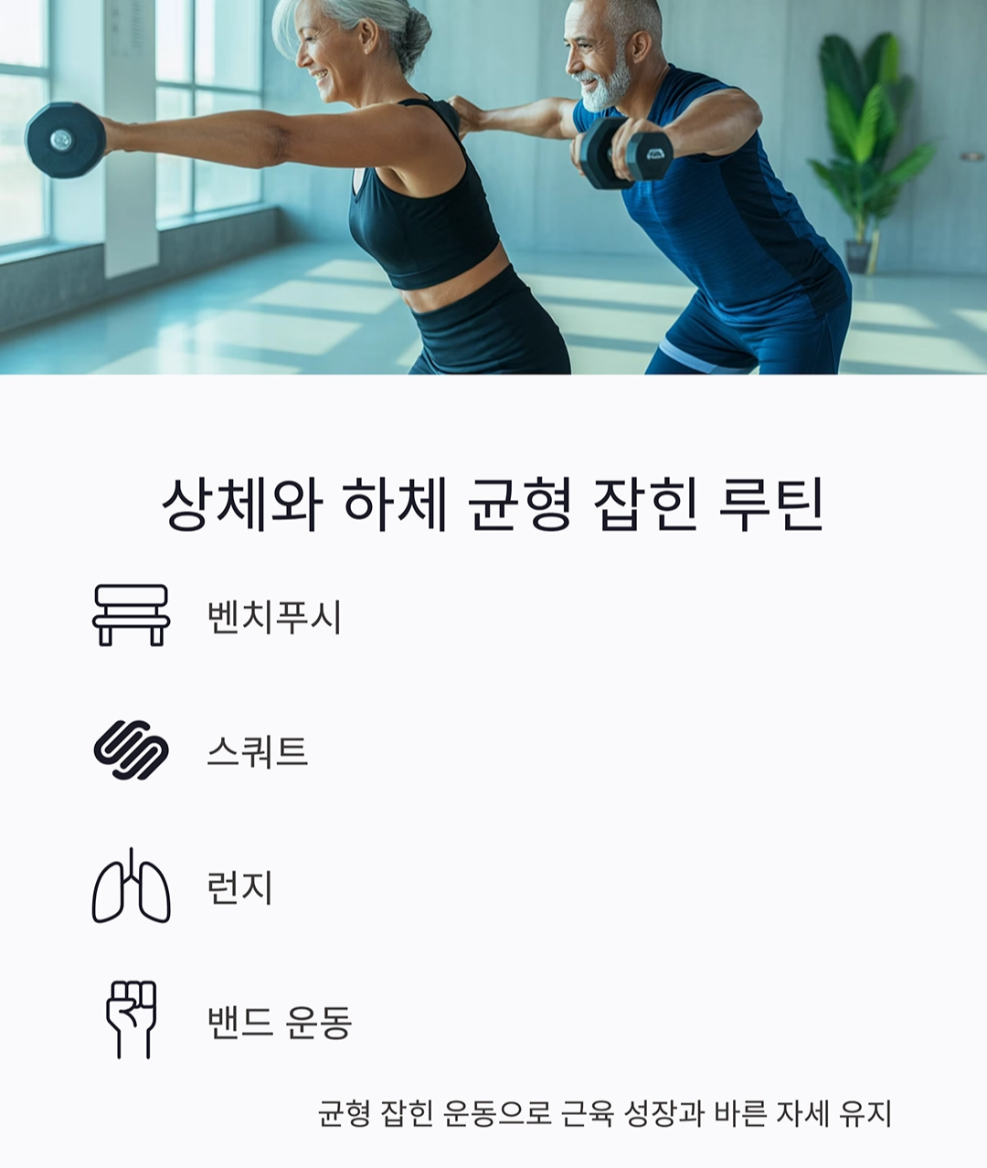 50대 이후 근력운동 루틴, 10년 젊어지는 비밀 공개