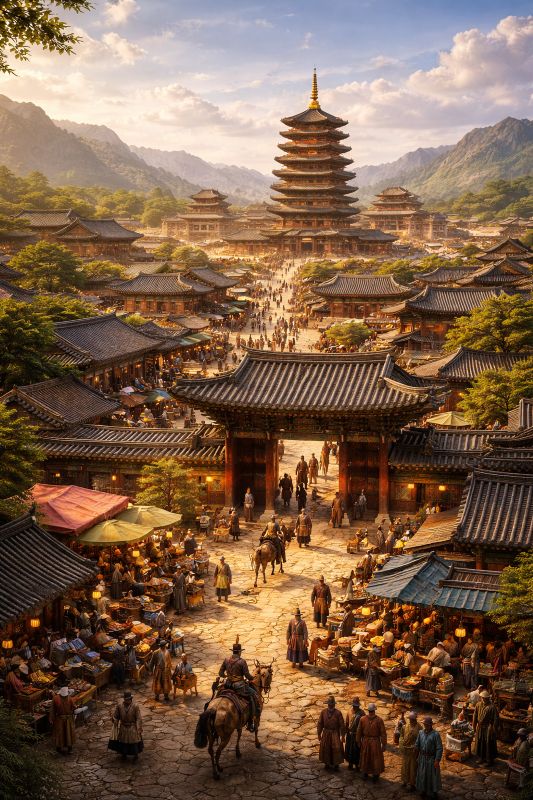 통일신라의 수도 이미지