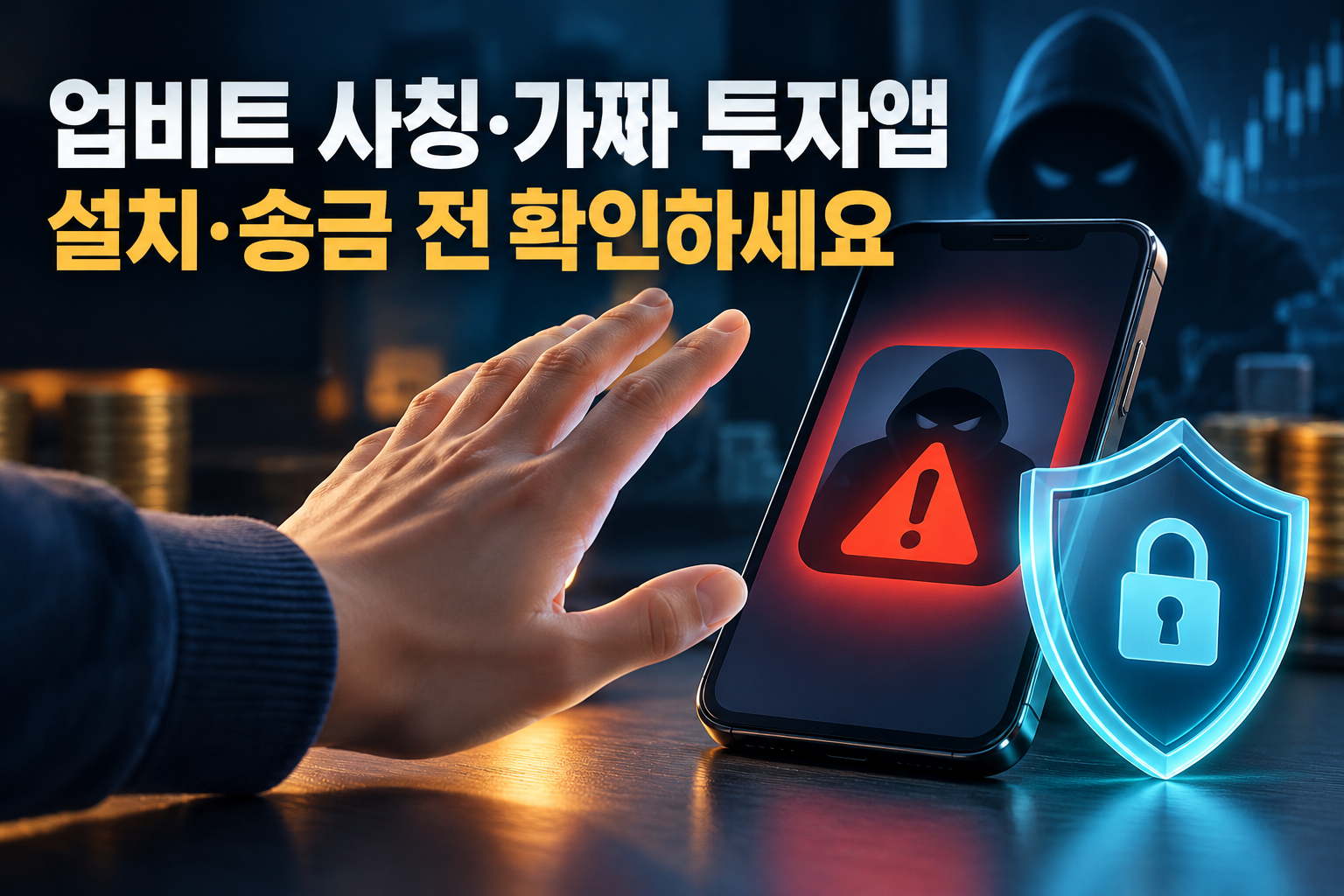 업비트 사칭·가짜 투자앱 구별법 - 설치·송금 전 확인과 피해 신고 순서