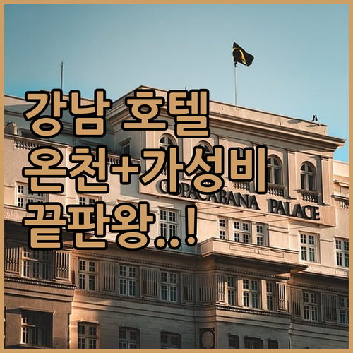 가성비 비즈니스 호텔부터 온천 힐링 ..