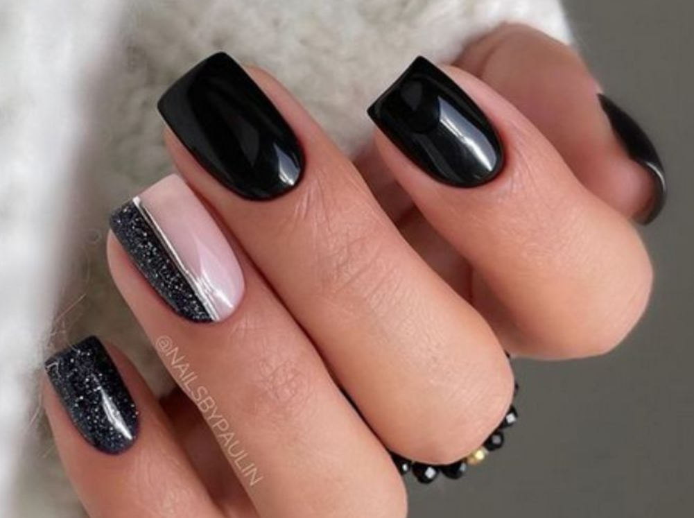 겨울 화려한 네일아트