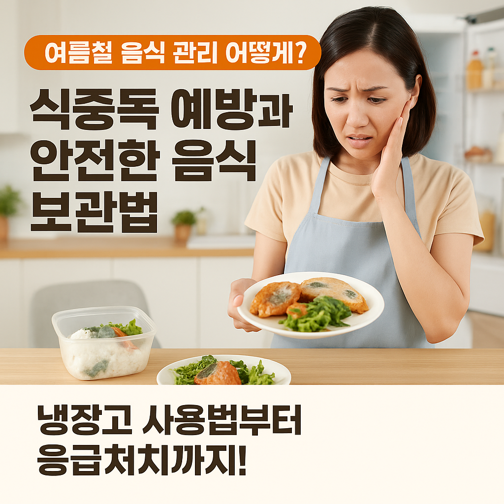 [4편] 여름철 식중독 예방과 안전한 음식 보관법