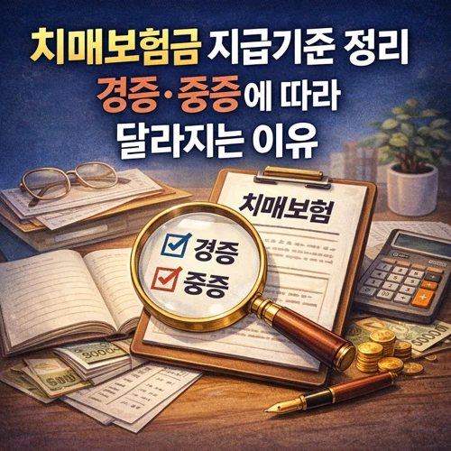 치매보험금 지급기준 정리 썸네일