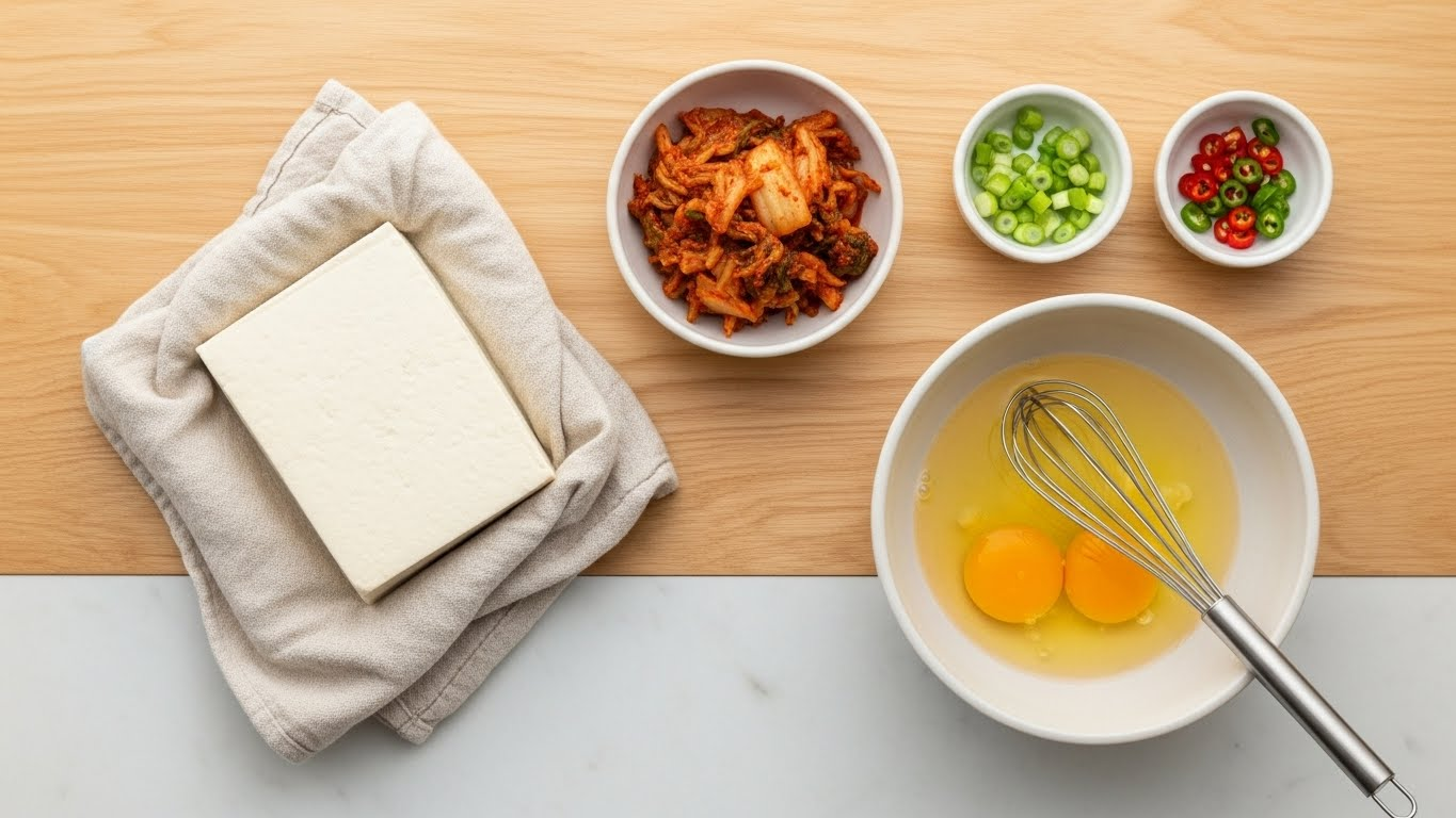 탄수화물 걱정 끝! 김대석 셰프의 건강 두부김밥 레시피 (묵은지 계란 두부김밥)
