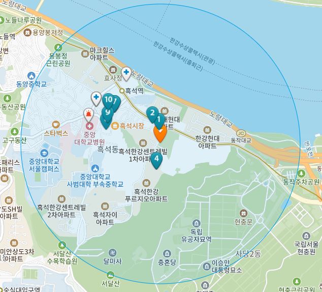 서울시 동작구 흑석동 일요일 진료 휴일 문 여는 병원