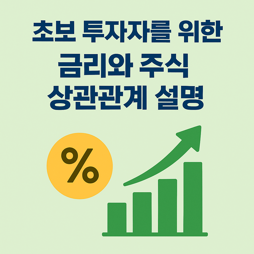 초보 투자자를 위한 금리와 주식 상관관계