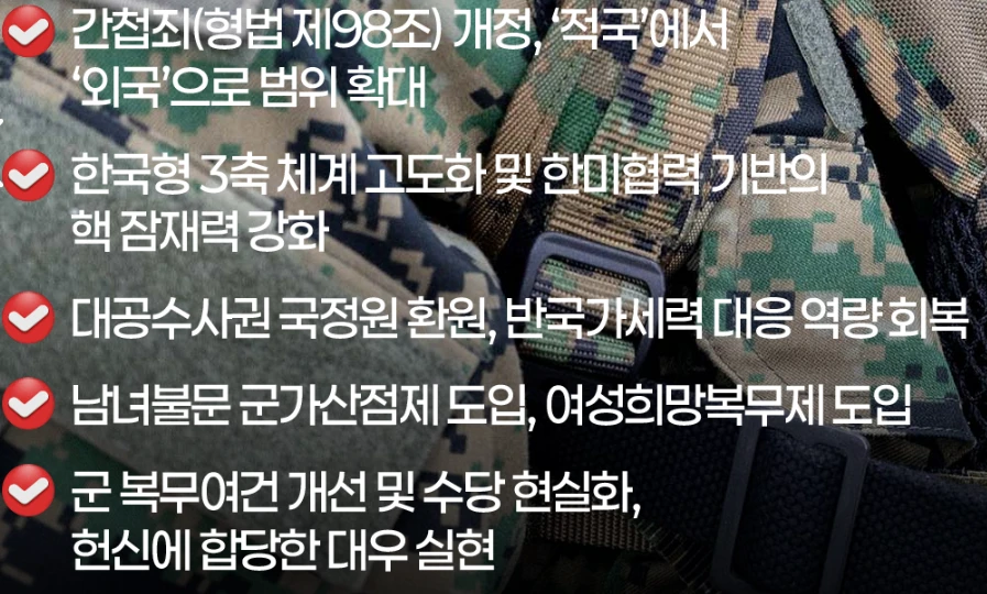 김문수 대선공약 10대 총정리 2025