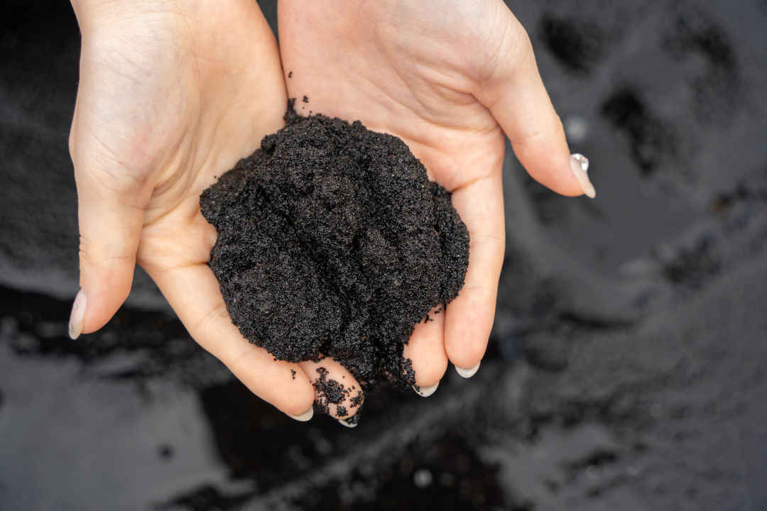 푸날루우 블랙 샌드 비치 모래