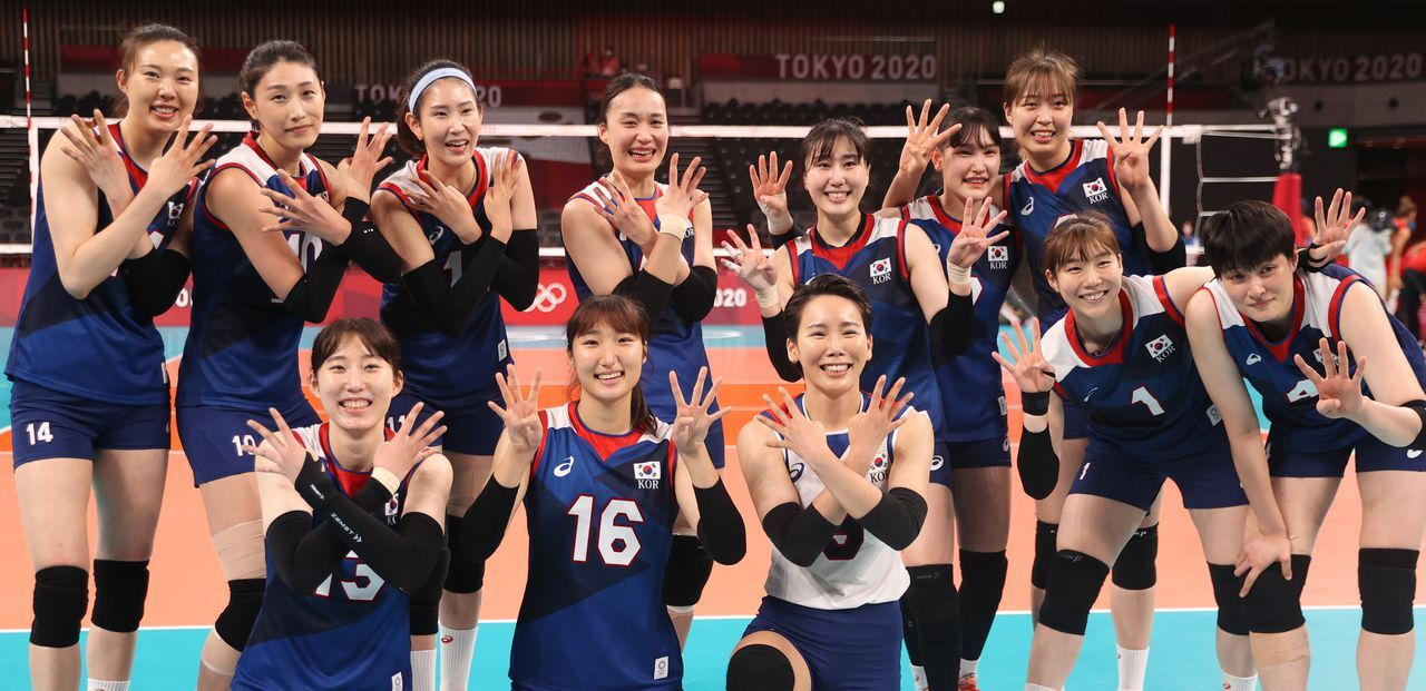 도쿄올림픽 여자배구 4강 진출