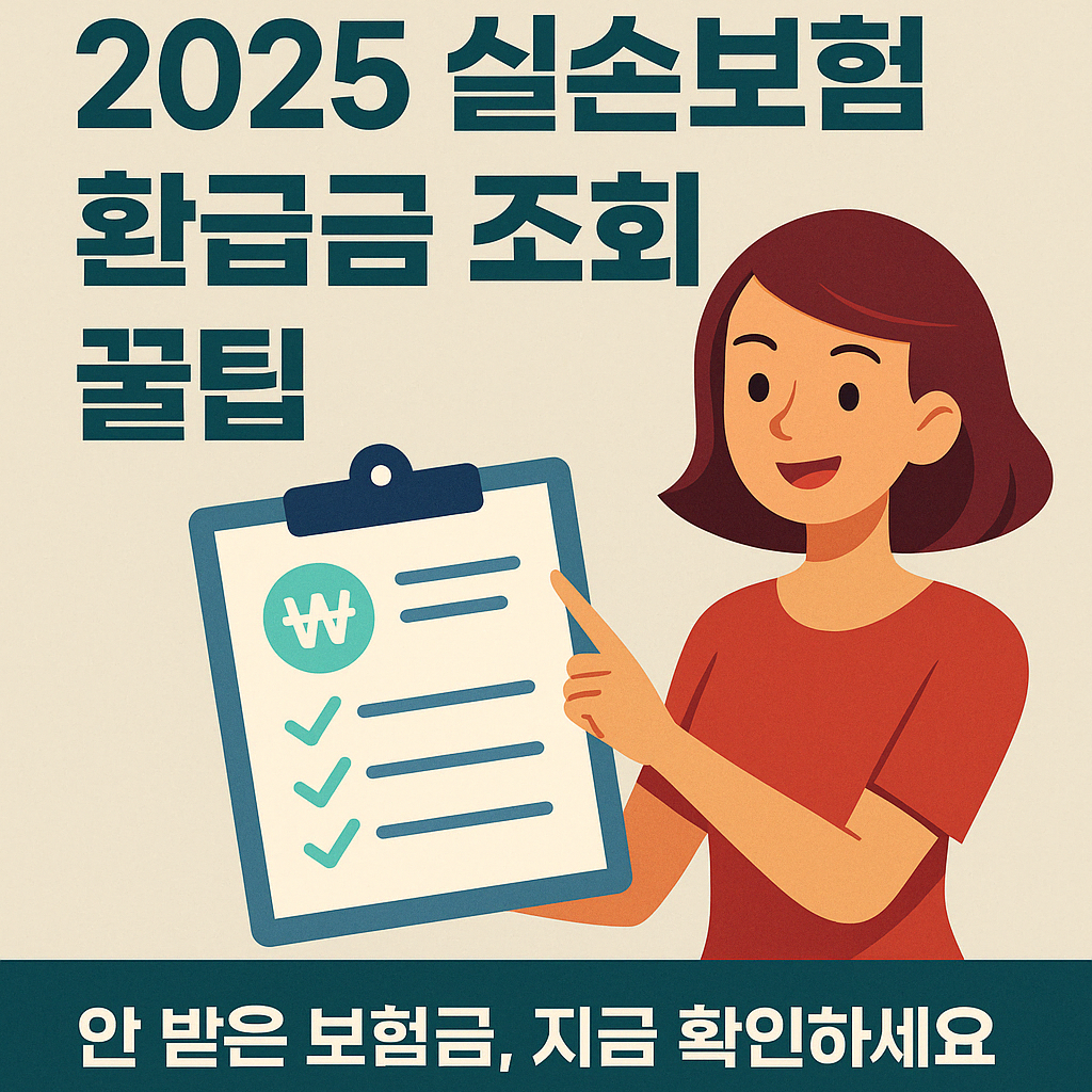 2025년 실손보험 환급금 조회 방법 – 청구 누락 방지하는 3가지 꿀팁.