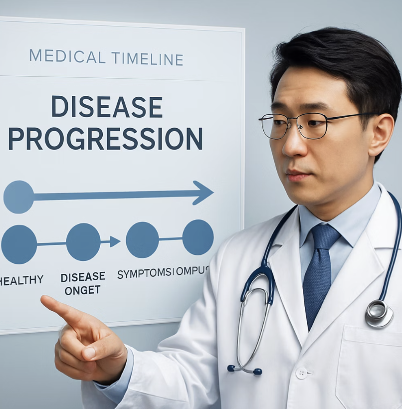 결정적 차이 3: 병의 진행 속도와 예후