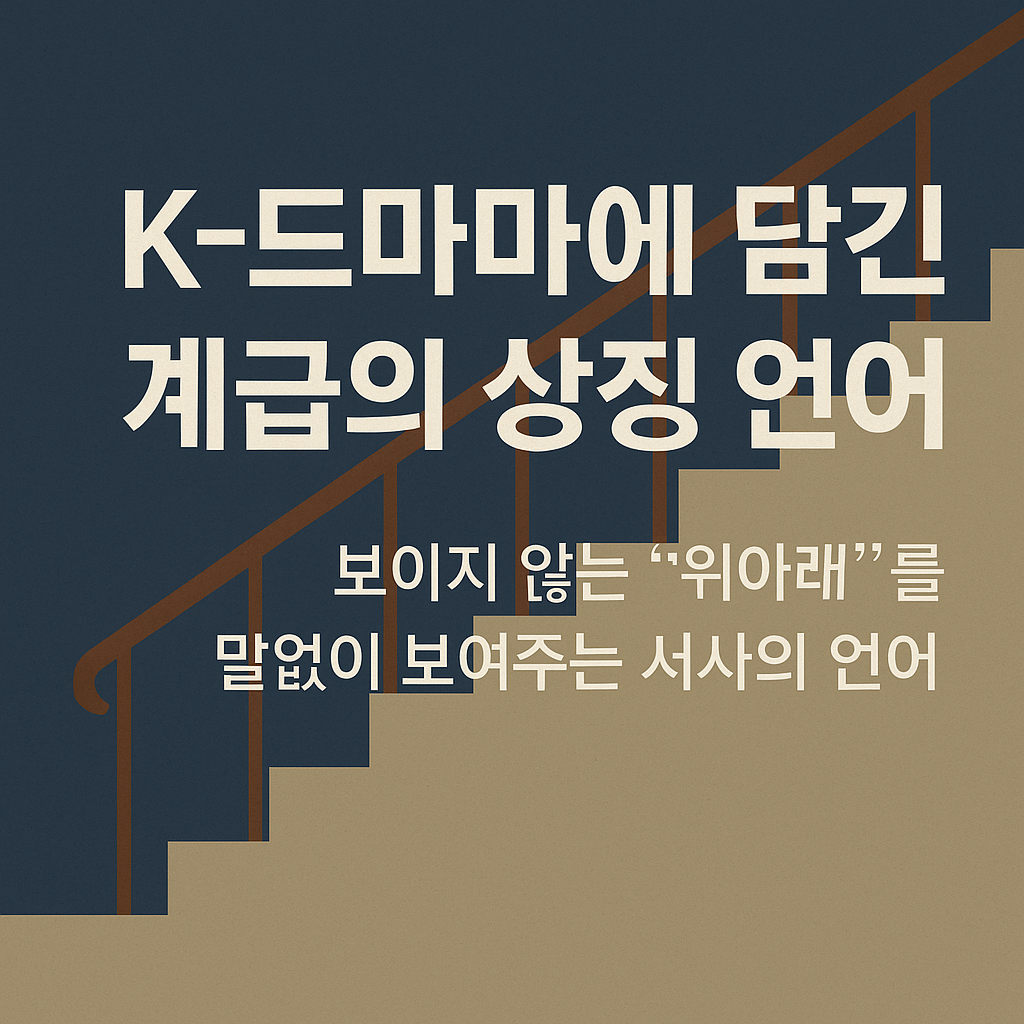 K-드라마에 담긴 계급의 상징 언어