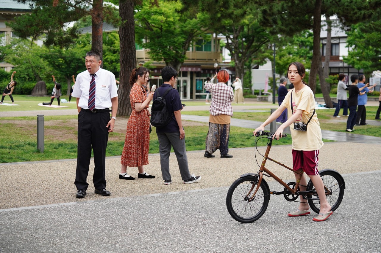 1초 앞 1초 뒤 촬영지인 교토의 세상이 멈춘 모습