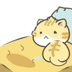 침대에-실례를-하고-어찌할줄-모르고-당황해하는-고양이