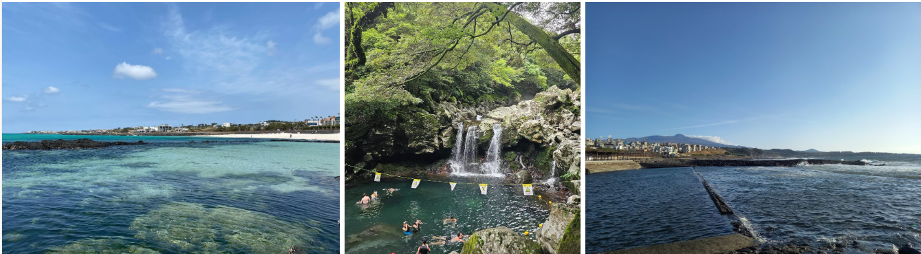 곽지해수욕장 / 원앙폭포 / 논짓물 제주 스노쿨링 명소