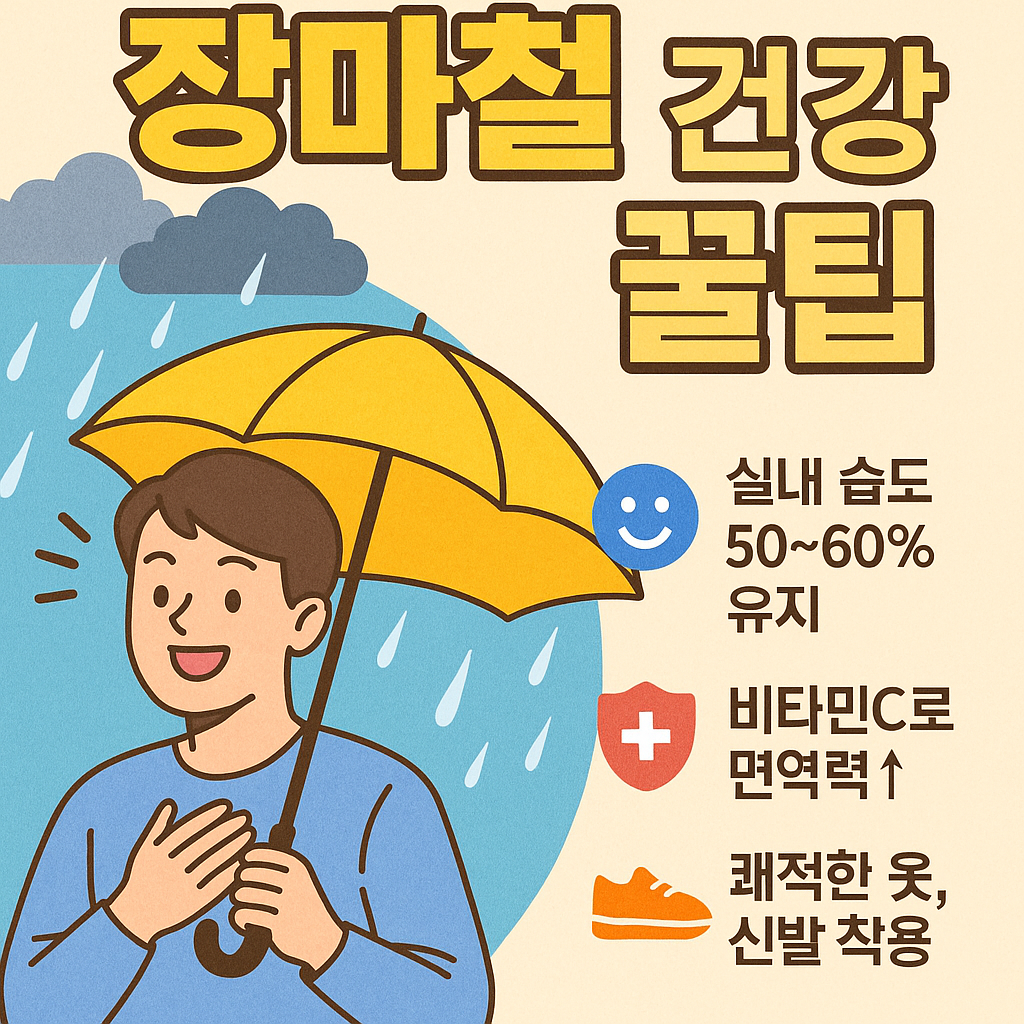 장마철 건강 꿀팁