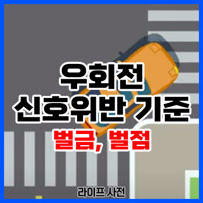 우회전 신호위반 기준