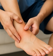 발목 접질렀을때