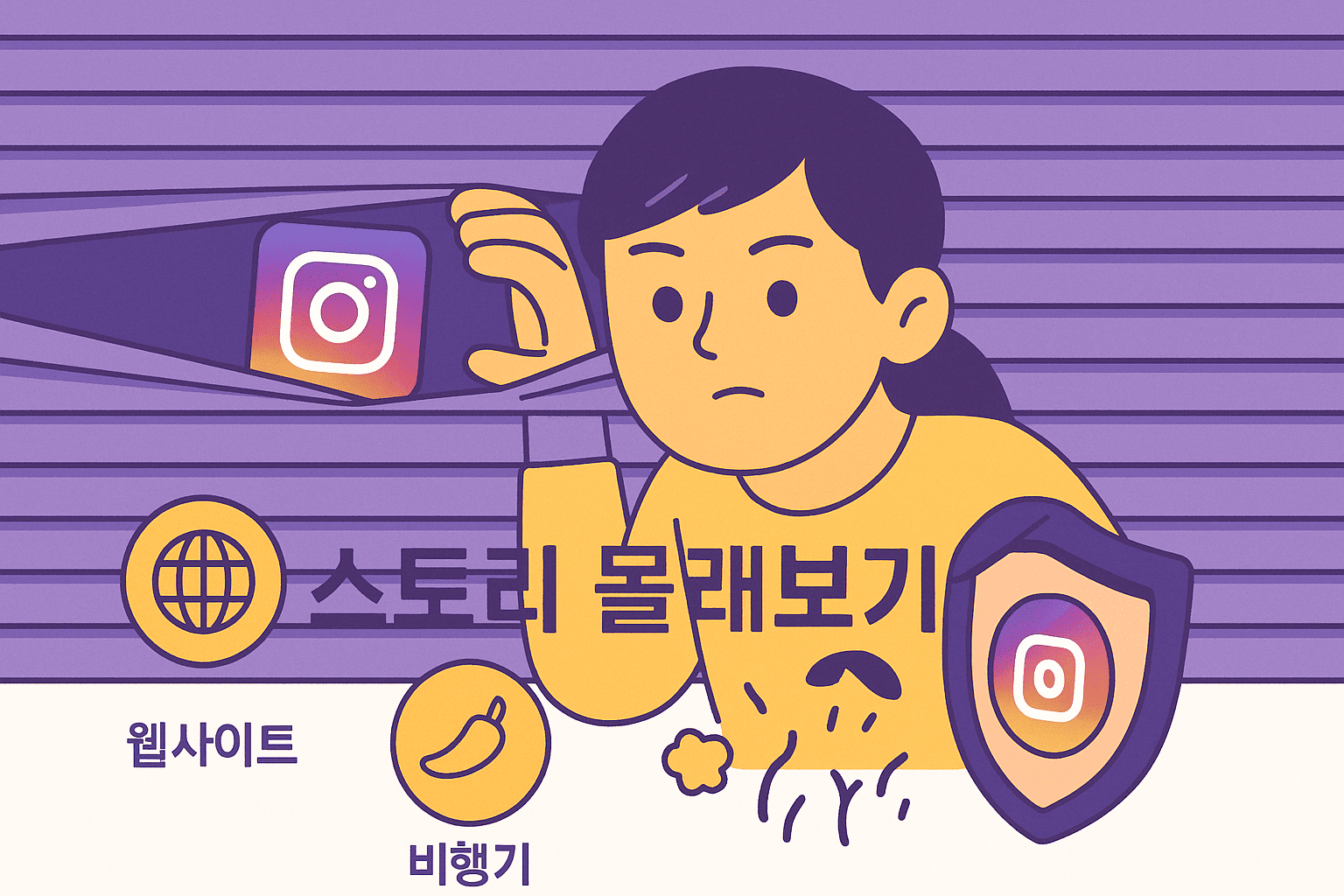 상대방은 절대 모름! 인스타 스토리 몰래보기 완벽 가이드