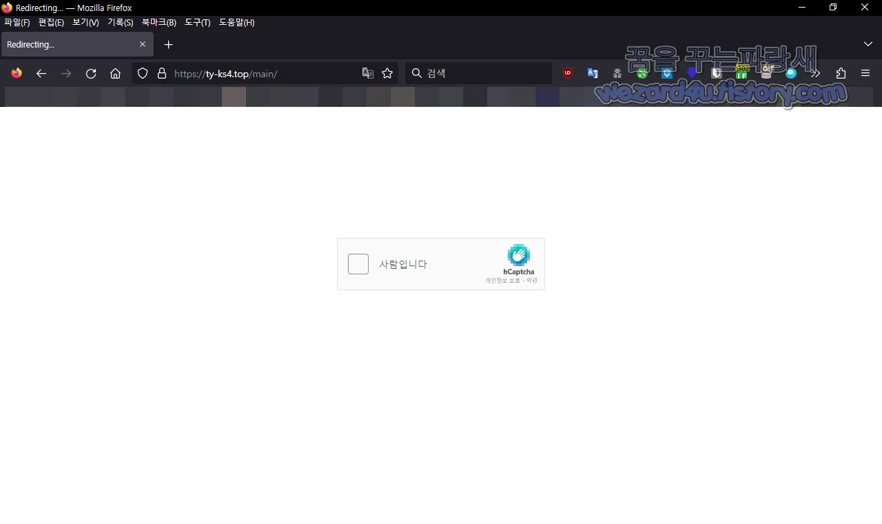 EFT Payment 피싱 사이트
