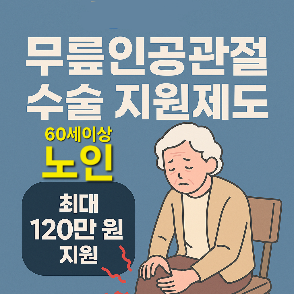 무릎인공관절 수술비 지원