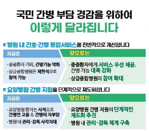 간병 부담 경감 이렇게 달라집니다