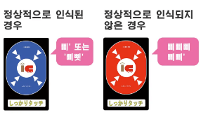 파스모가-정상인식되면-삐빅-소리난다는-설명사진