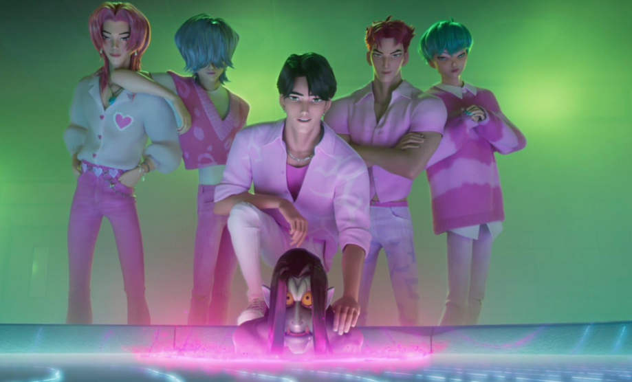 남자 그룹의 모습