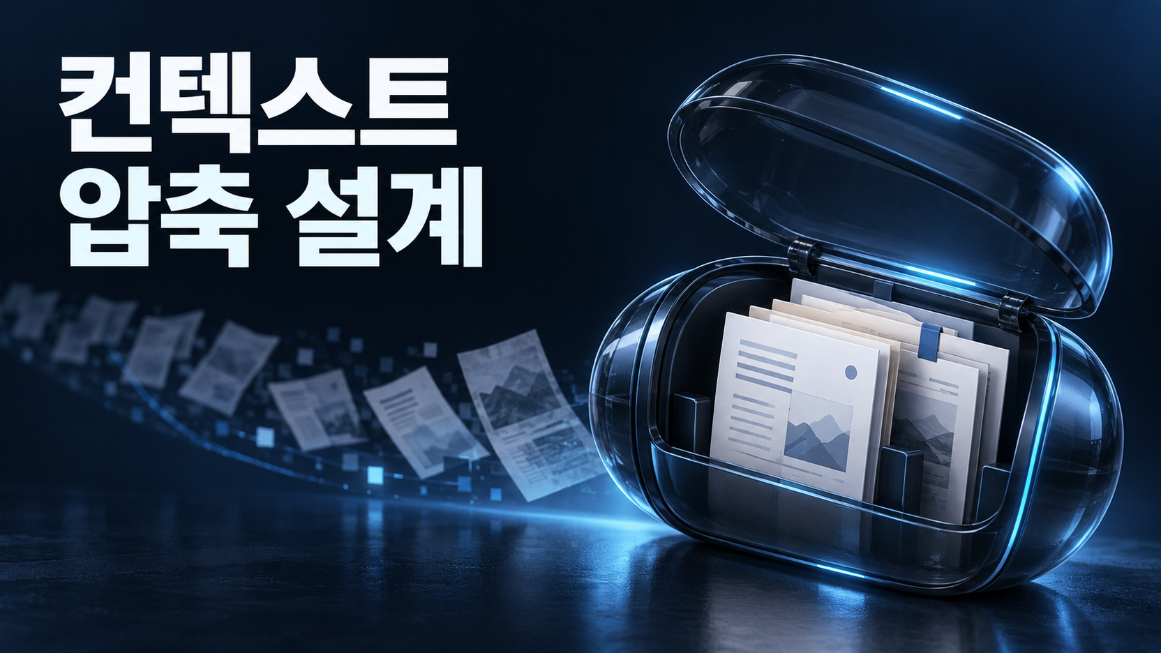 컨텍스트 압축 설계: 핵심 기록을 보존하는 아카이브 캡슐