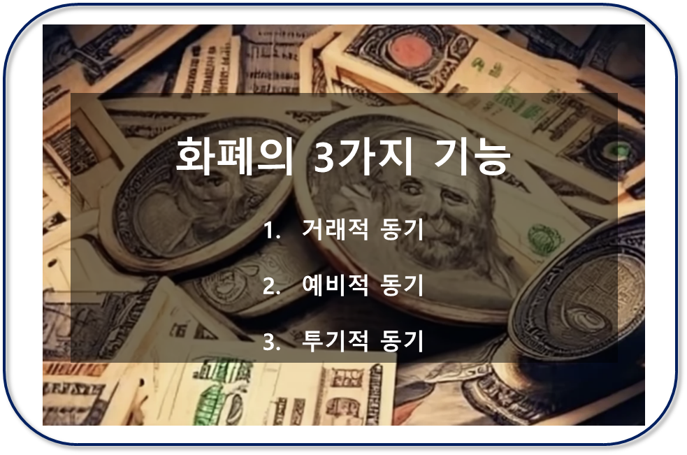 화폐의 3가지 기능