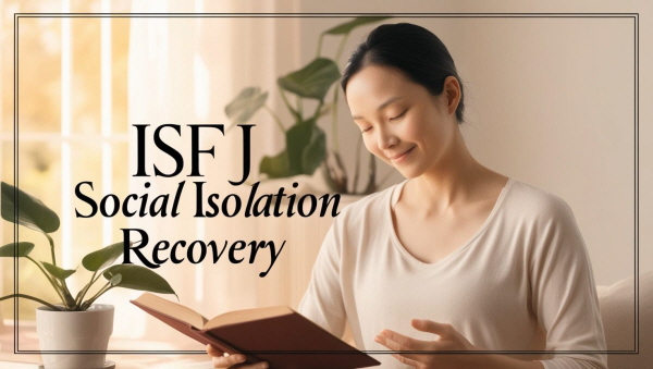 ISFJ 유형의 고립감 회복에 대한 그림입니다