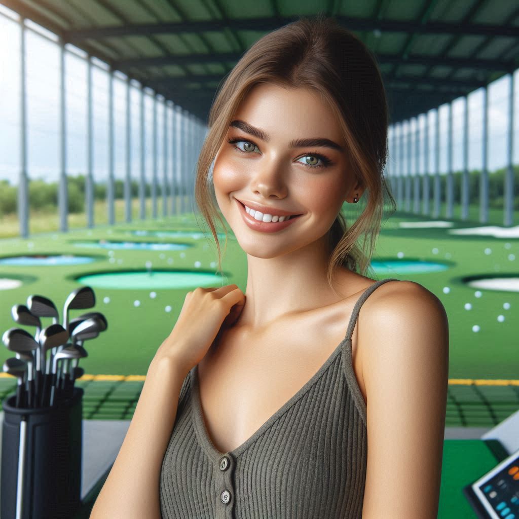 실내골프연습장 배경