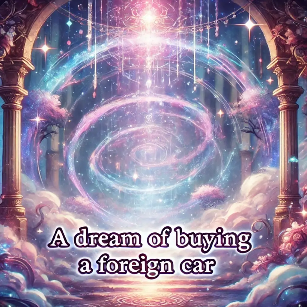 외제차 사는 꿈
