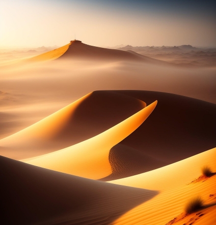 사막 태양광 관련사진