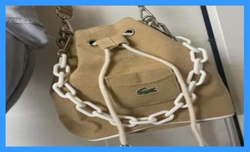 라코스테 버킷백