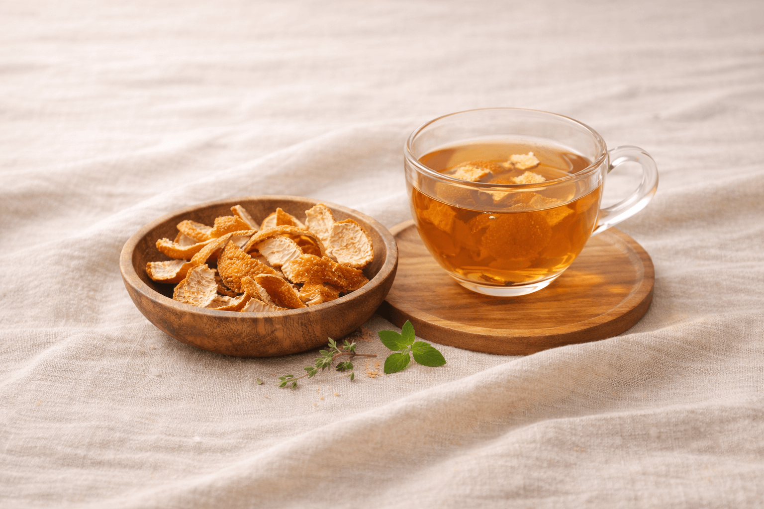 한방에서 보는 진피의 기전 (기순환, 담 제거, 위장)