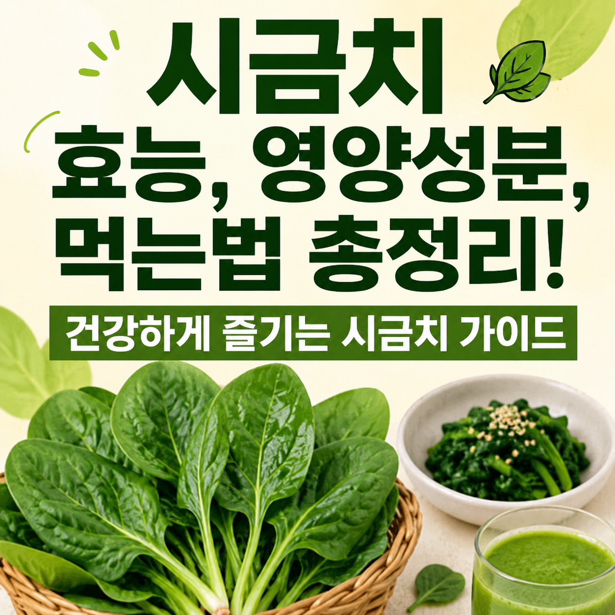 시금치 효능