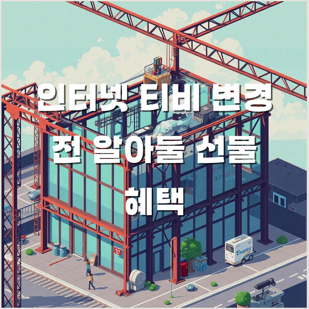 인터넷 티비 통신사 바꿀 때 사은품 넉넉히 주는 곳 어디일까